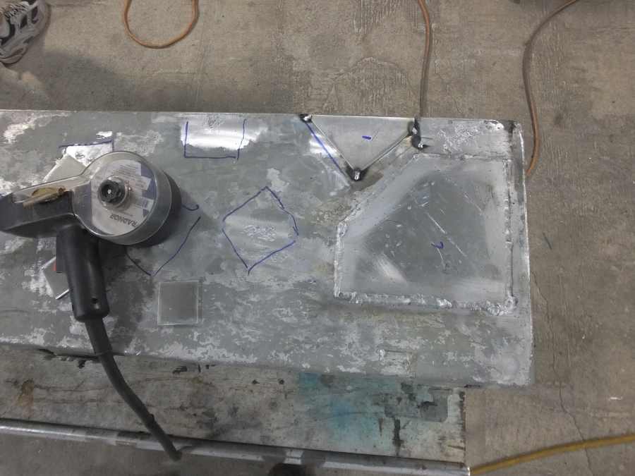 Aluminum Fuel Tank Repairing. 