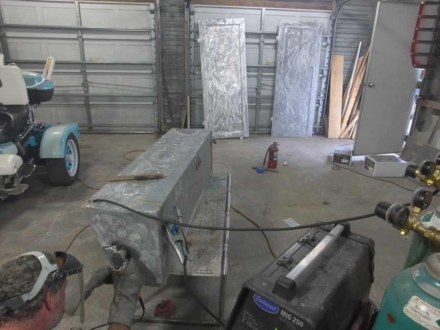 Aluminum Fuel Tank Repairing. 