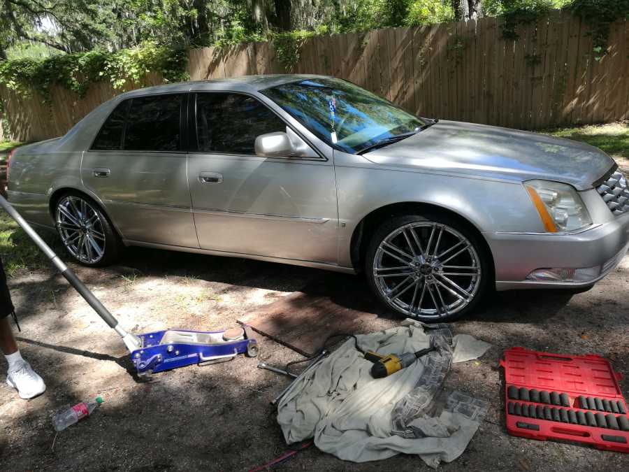 Cadillac wheel rim welding repair