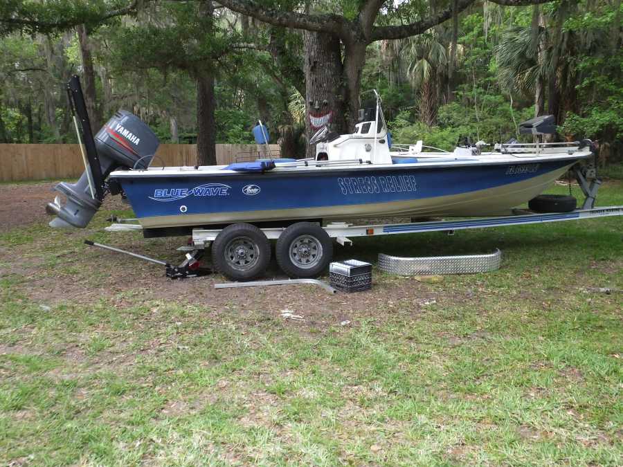 adding an extra axle to an aluminum boat trailer in st augustine fl. 