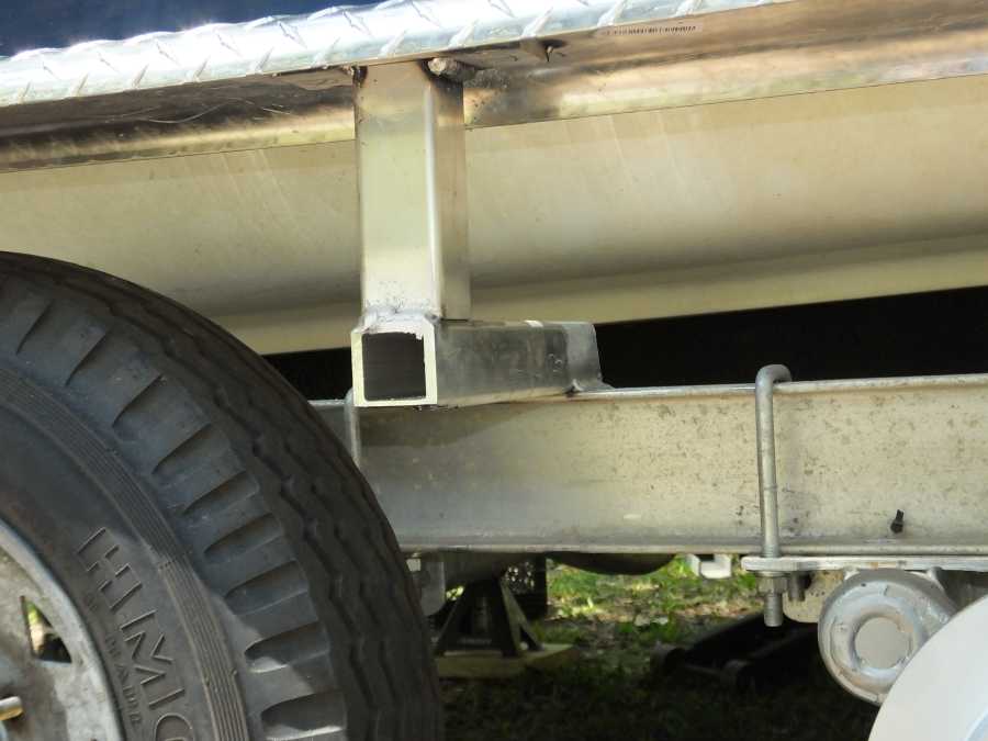 adding an extra axle to an aluminum boat trailer in st augustine fl. 