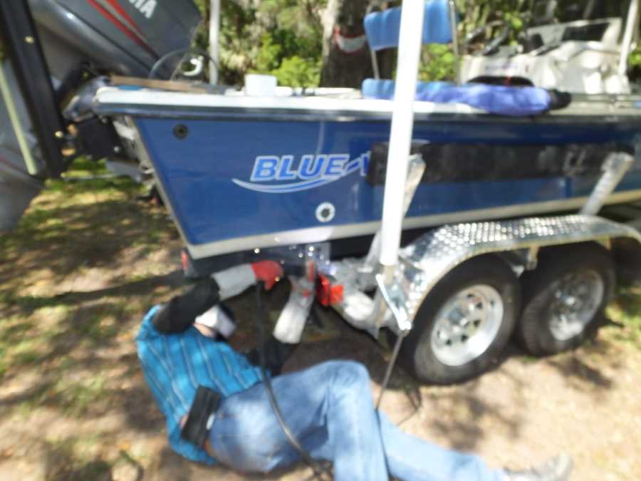 adding an extra axle to an aluminum boat trailer in st augustine fl. 