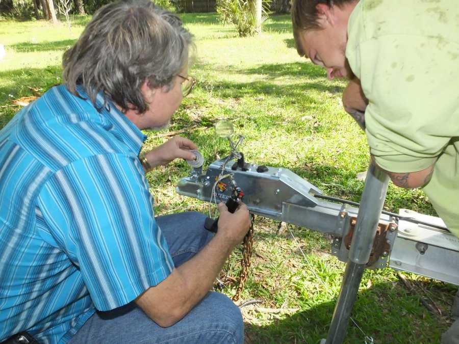 adding an extra axle to an aluminum boat trailer in st augustine fl. 