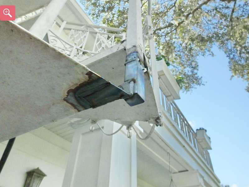 welding in new metal on stairs being refubished