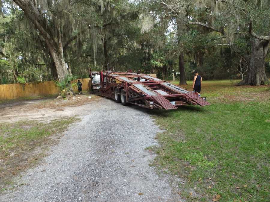 Car Hauler welding rebuilds & repairs pictures