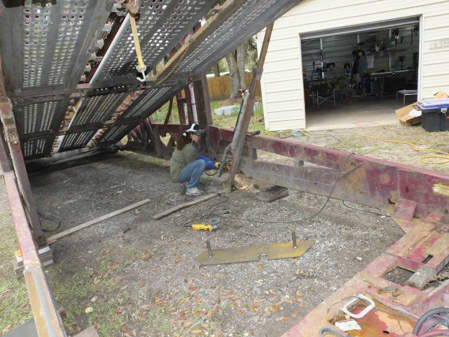 tractor trailer car hauler rebuilding, repairing. 