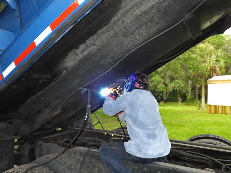 Truck fleet tank welding in St Augustine Jacksonville Florida