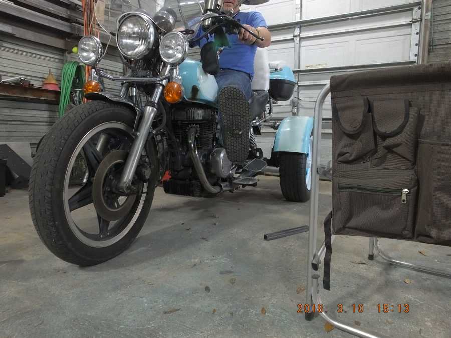 Stainless steel motocycle welding, leg rests and foot pegs. 