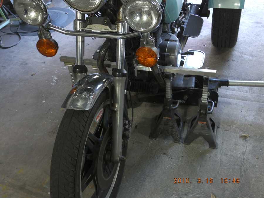 Stainless steel motocycle welding, leg rests and foot pegs. 