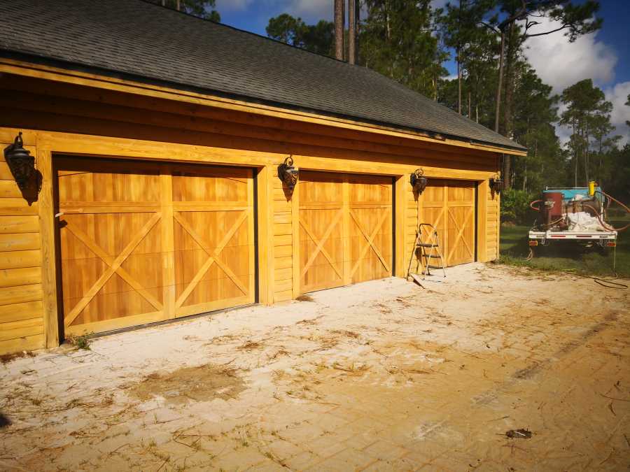 Log Cabin Restoration With Sandblasting