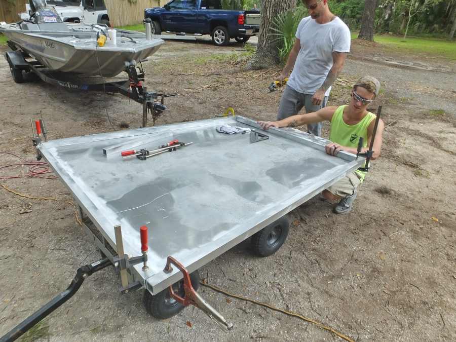 Custom Bow Fishing Platform - Custom Cut FabricationCustom Cut Fabrication