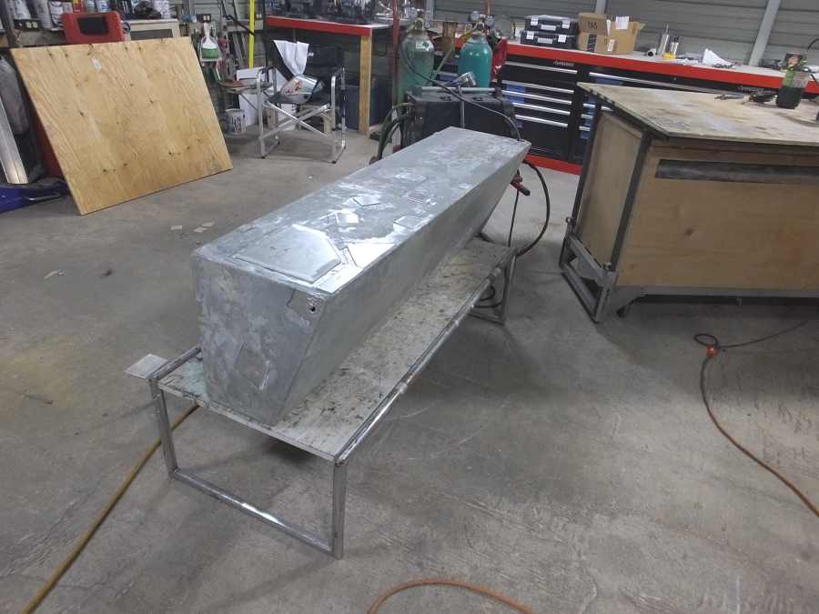 Aluminum Fuel Tank Repairing. 