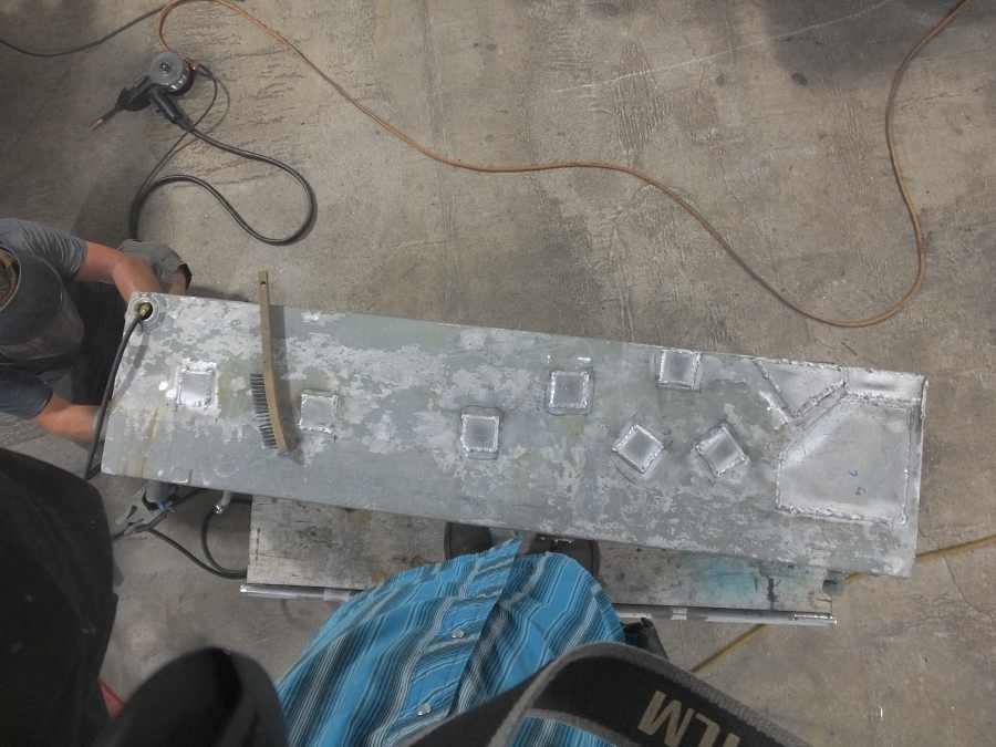 Aluminum Fuel Tank Repairing. 