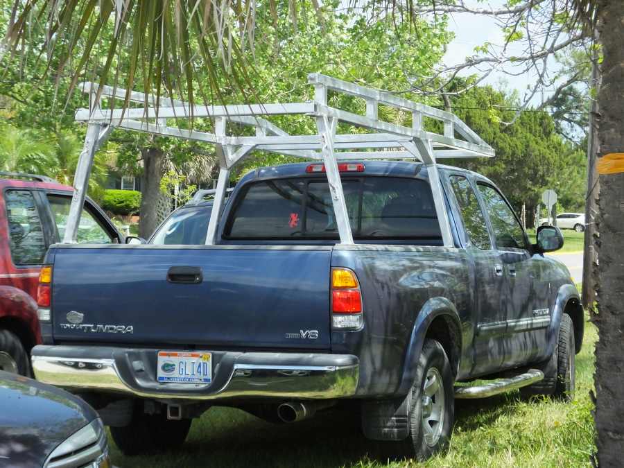 Aluminum lumber ladder rack welded, fabricated in st Augustine.