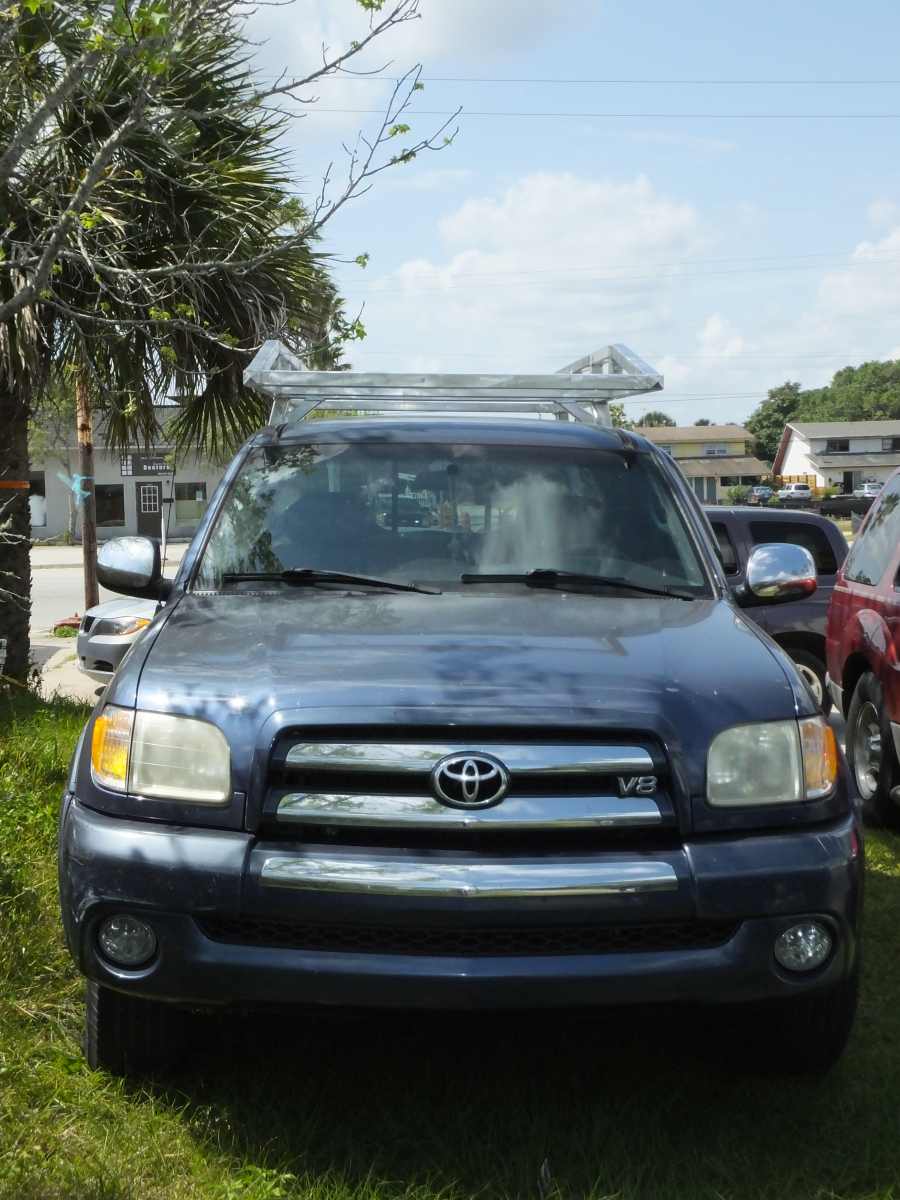 Aluminum lumber ladder rack welded, fabricated in st Augustine.