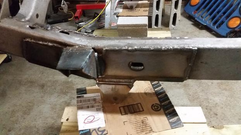 Truck frame rust repair
