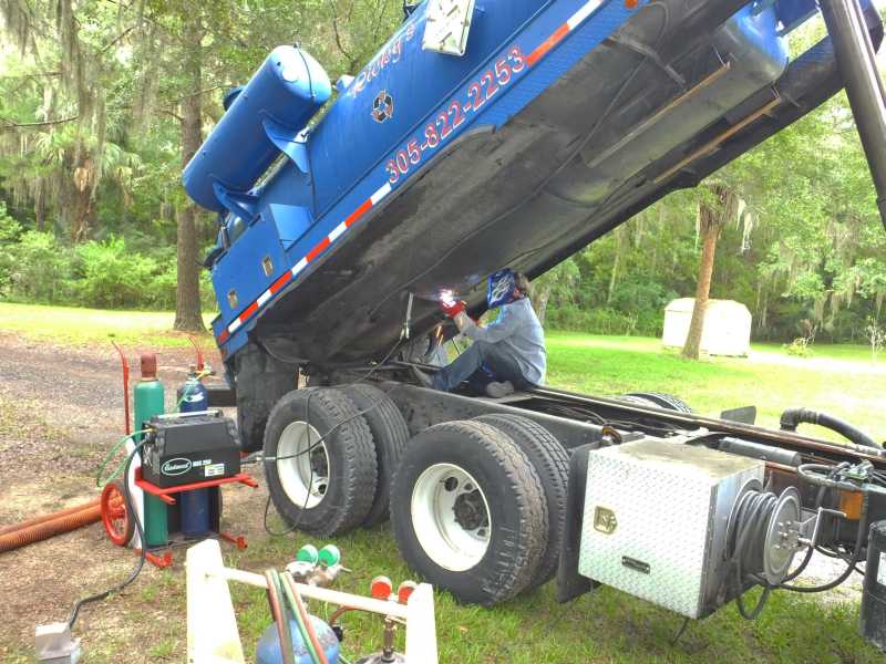 Truck fleet tank welding in St Augustine Jacksonville Florida