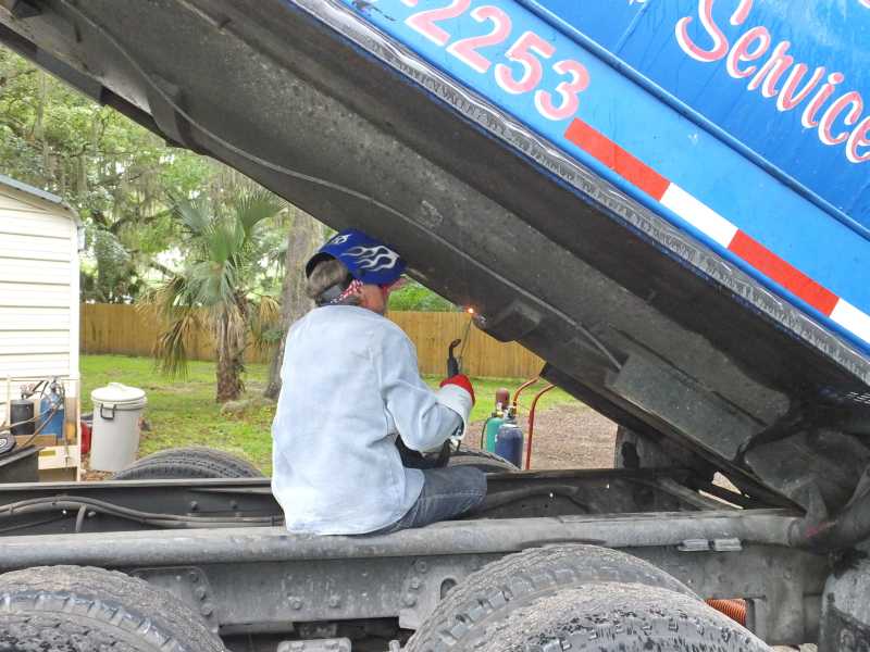 Truck fleet tank welding in St Augustine Jacksonville Florida